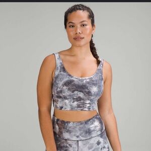 Lululemon Athletica Metallic Gray Sports Bra